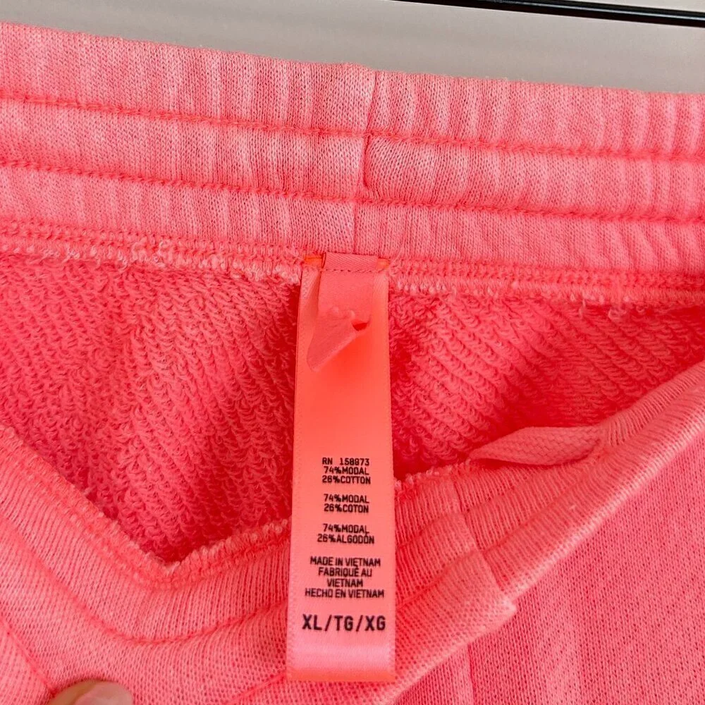 SKIMS Modal French Terry Loose Short in Coral Size X-Large